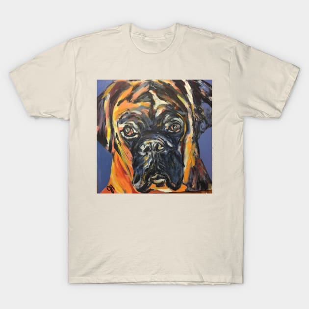 boxer dog T-Shirt by Jeneralarts